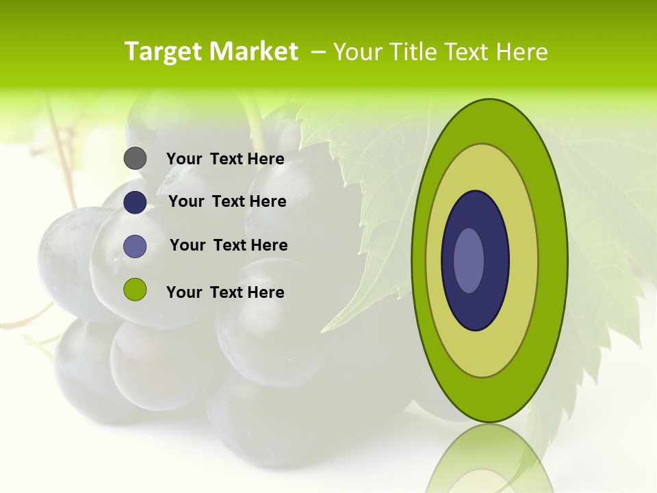 Wineyard Agriculture Close Up PowerPoint Template