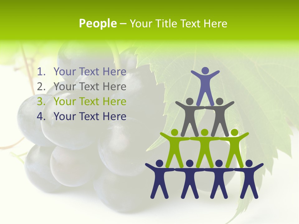 Wineyard Agriculture Close Up PowerPoint Template
