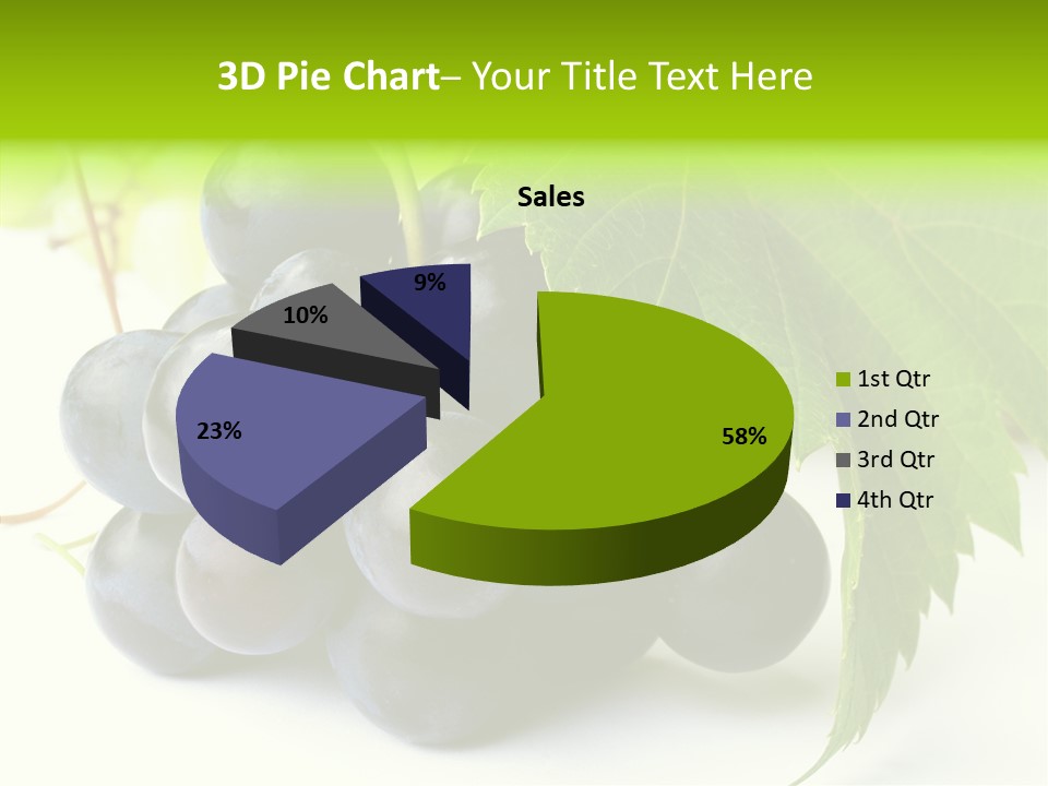 Wineyard Agriculture Close Up PowerPoint Template