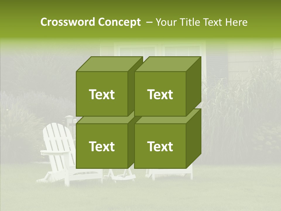 Front Coastline Yard PowerPoint Template