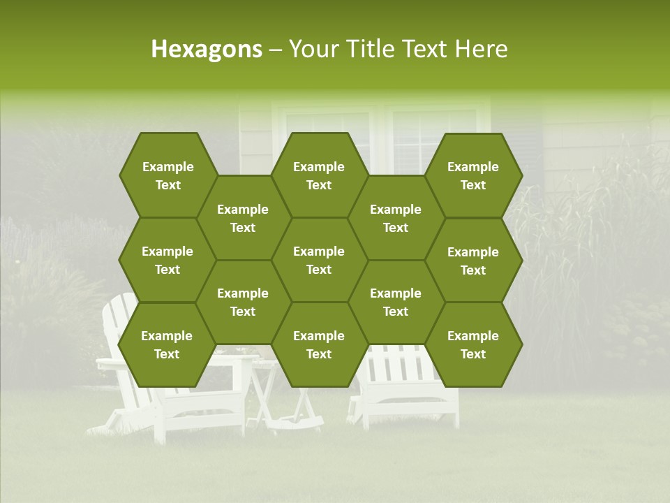 Front Coastline Yard PowerPoint Template