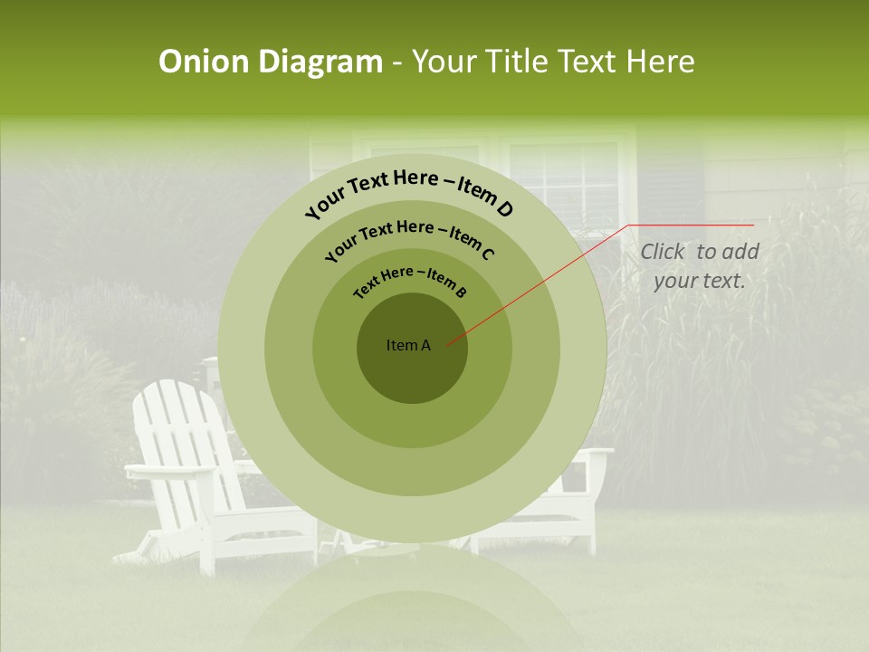 Front Coastline Yard PowerPoint Template