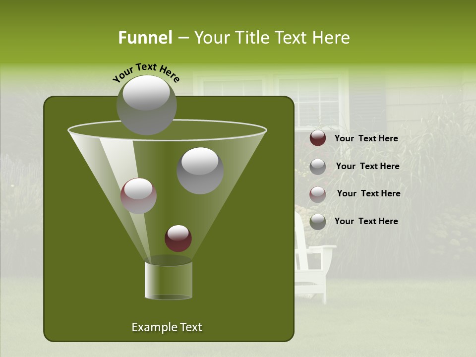 Front Coastline Yard PowerPoint Template