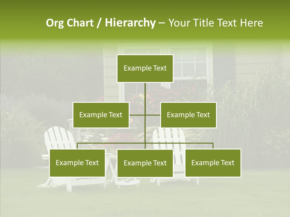 Front Coastline Yard PowerPoint Template
