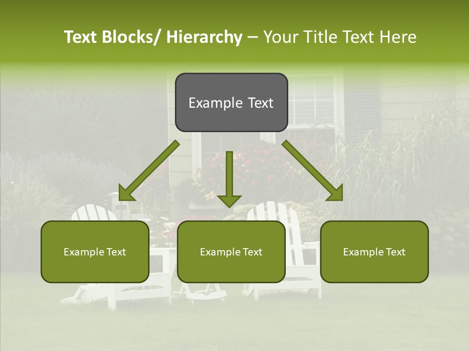 Front Coastline Yard PowerPoint Template