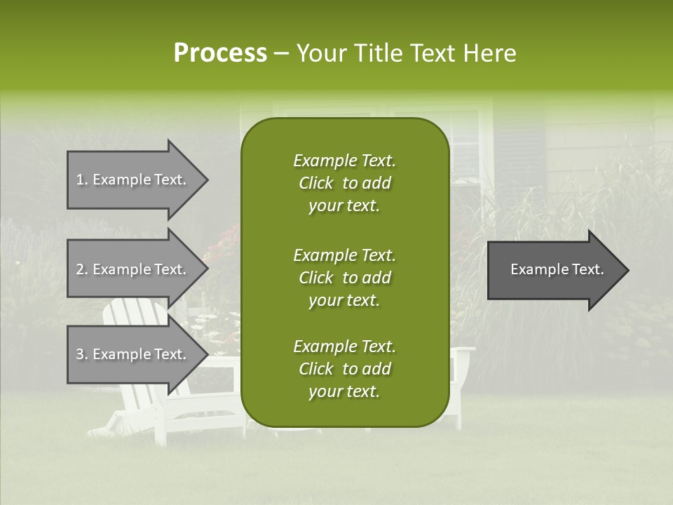 Front Coastline Yard PowerPoint Template