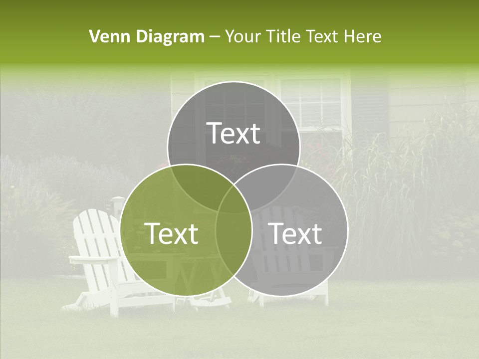 Front Coastline Yard PowerPoint Template
