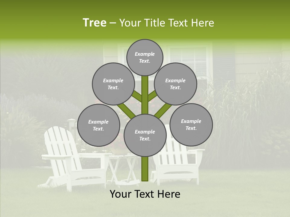 Front Coastline Yard PowerPoint Template