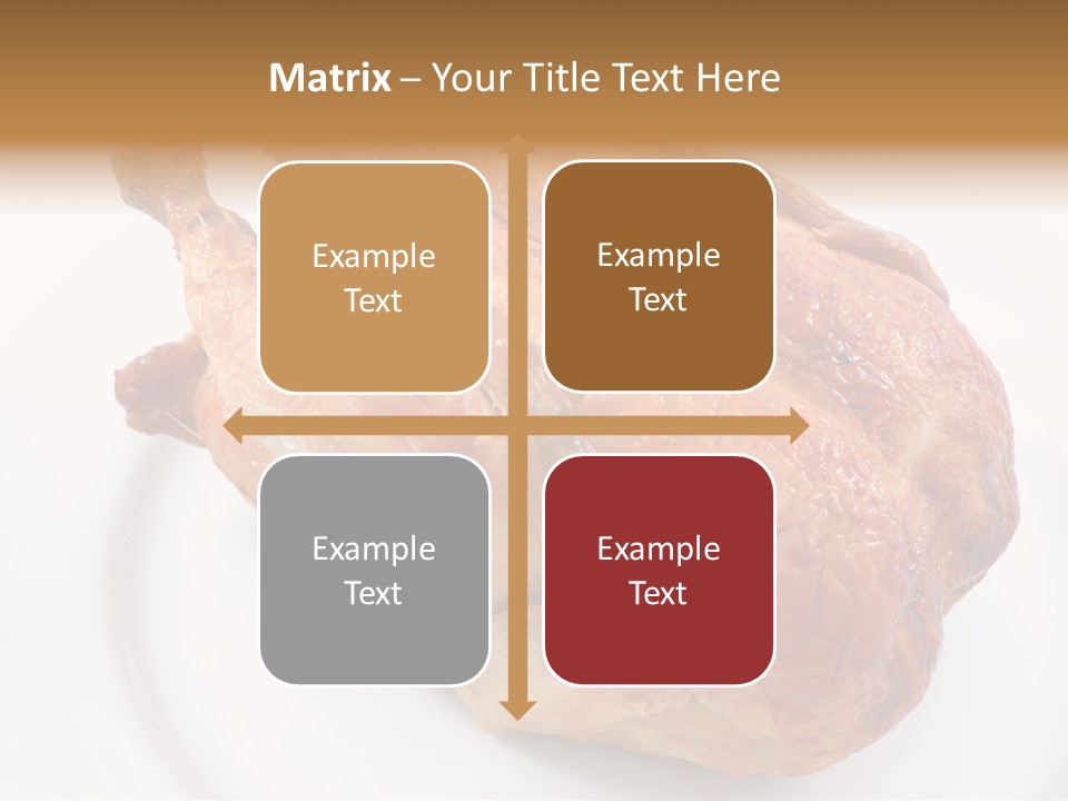Grill Cock Dish PowerPoint Template