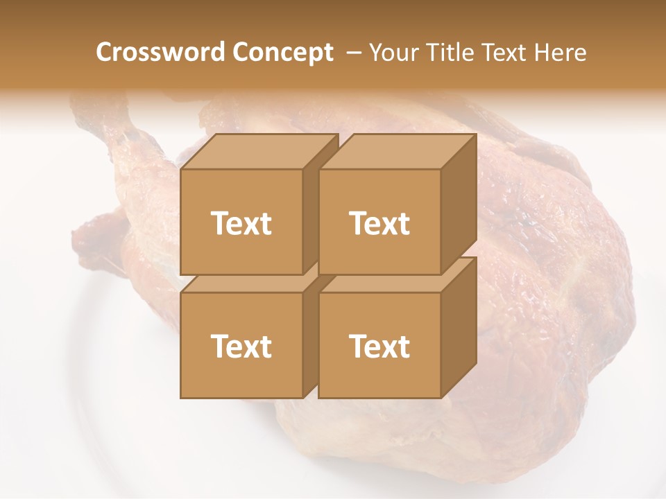 Grill Cock Dish PowerPoint Template