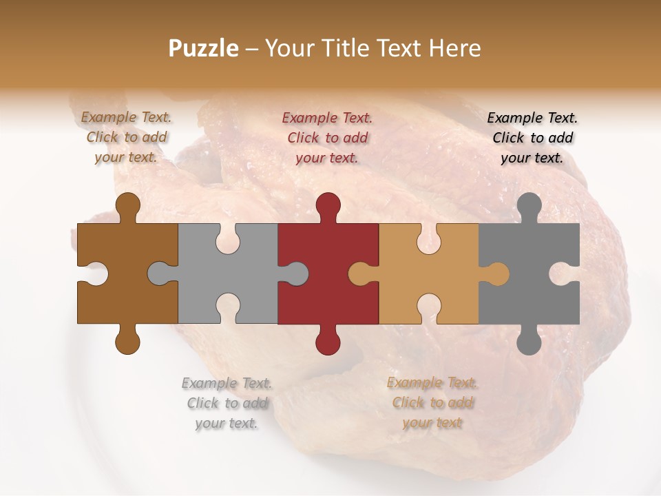 Grill Cock Dish PowerPoint Template