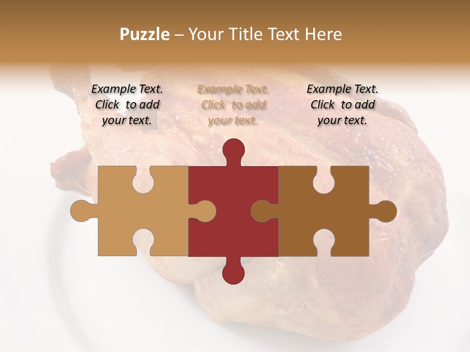 Grill Cock Dish PowerPoint Template