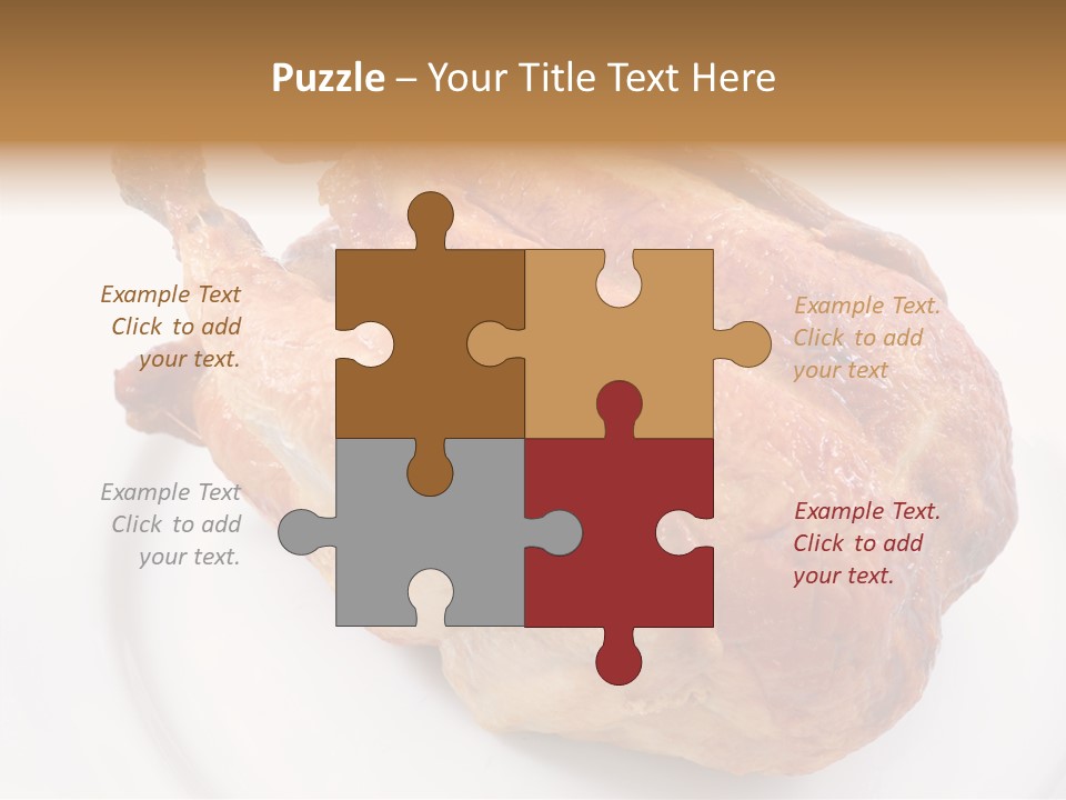 Grill Cock Dish PowerPoint Template