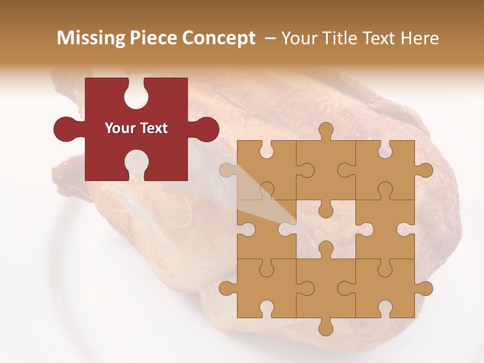 Grill Cock Dish PowerPoint Template