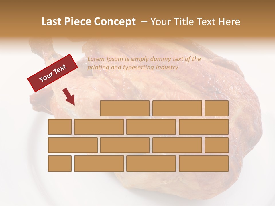 Grill Cock Dish PowerPoint Template