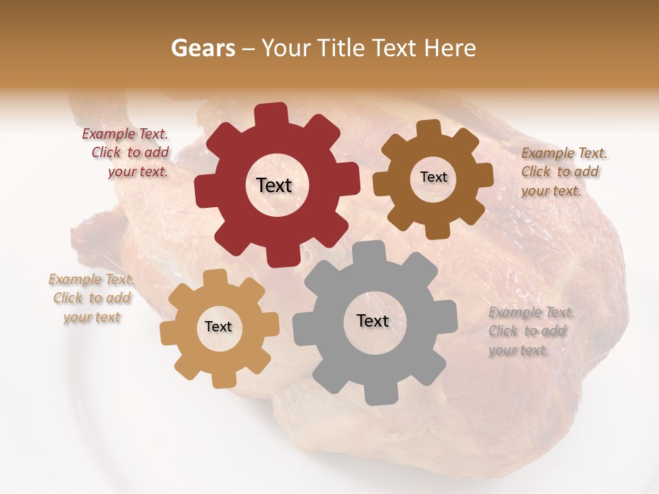 Grill Cock Dish PowerPoint Template