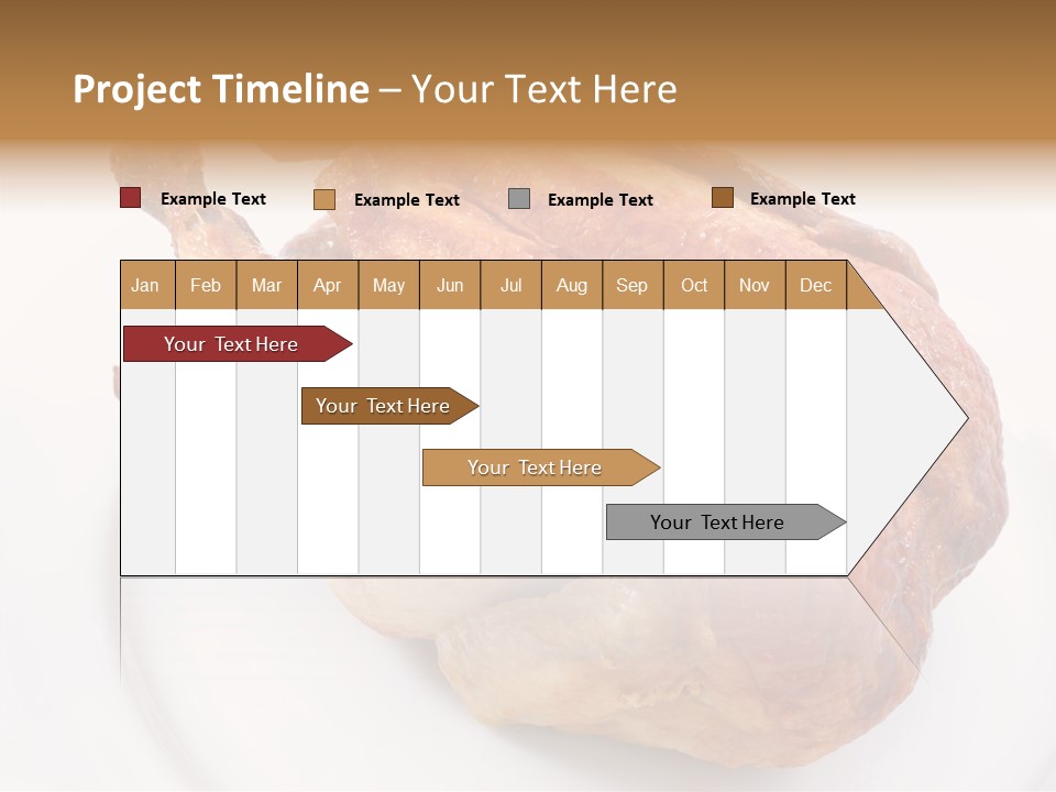Grill Cock Dish PowerPoint Template