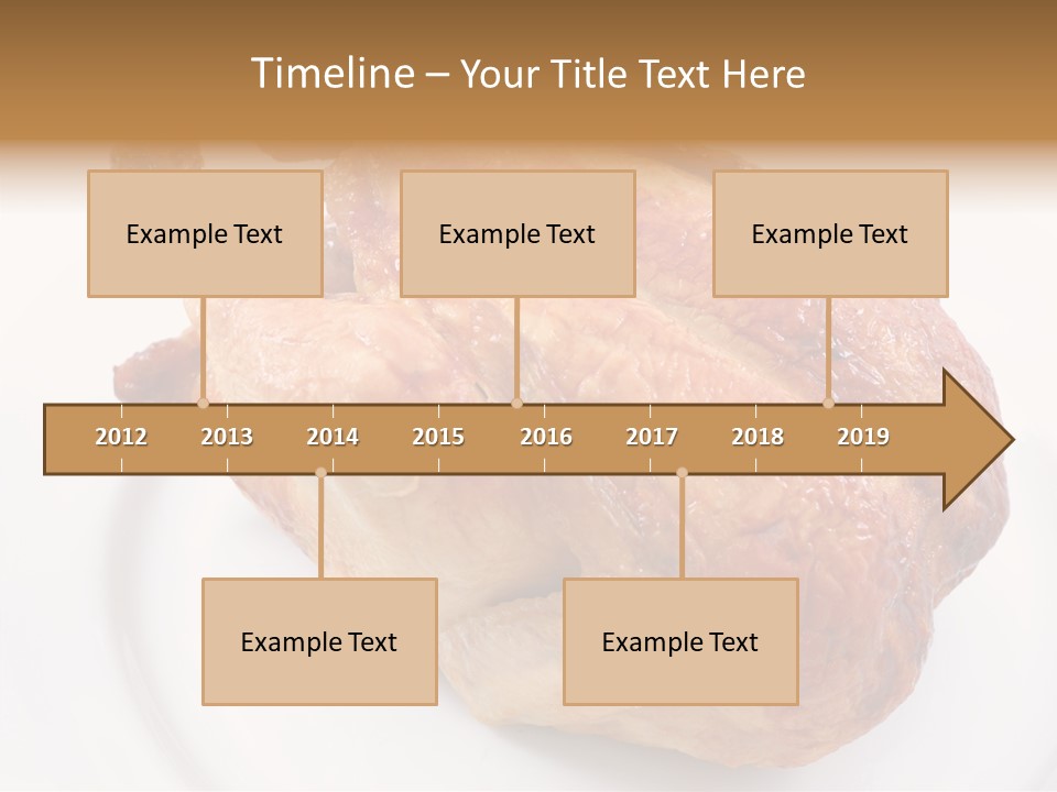 Grill Cock Dish PowerPoint Template