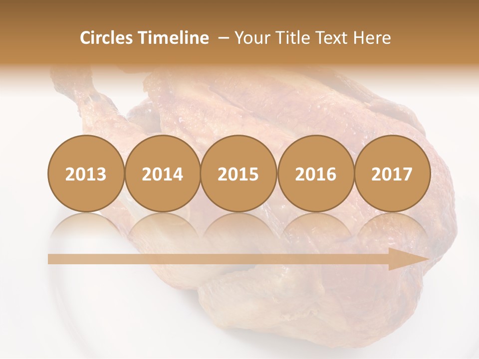 Grill Cock Dish PowerPoint Template