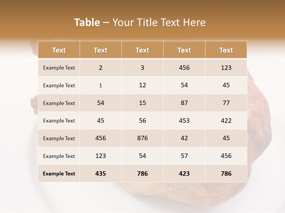 Grill Cock Dish PowerPoint Template
