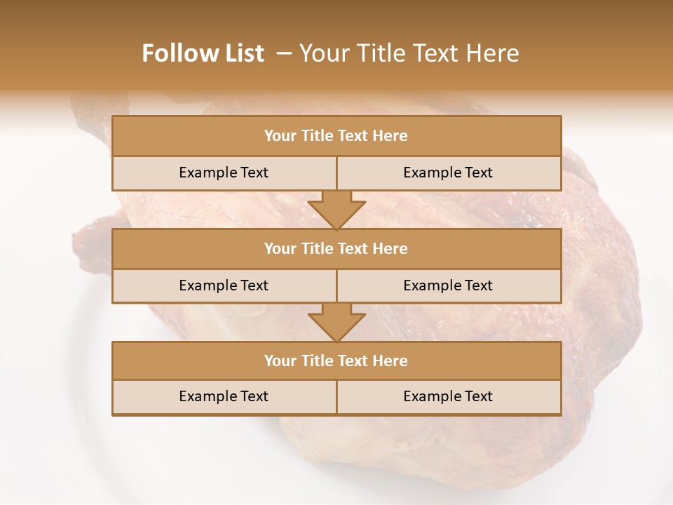 Grill Cock Dish PowerPoint Template