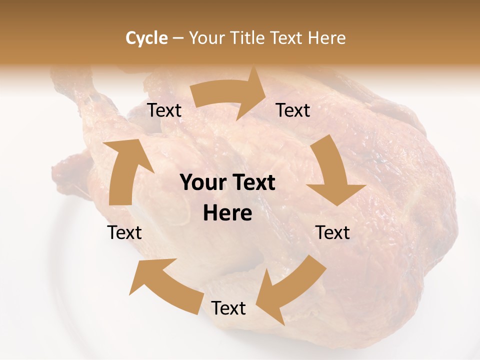 Grill Cock Dish PowerPoint Template