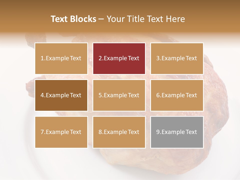 Grill Cock Dish PowerPoint Template