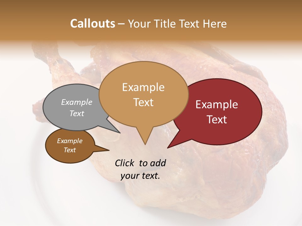 Grill Cock Dish PowerPoint Template