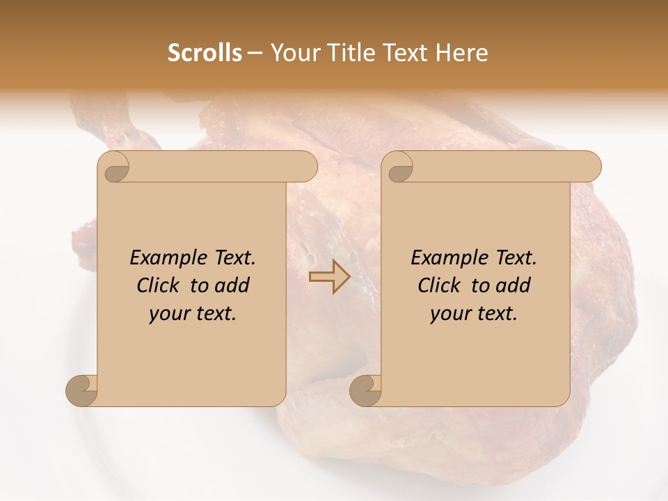 Grill Cock Dish PowerPoint Template