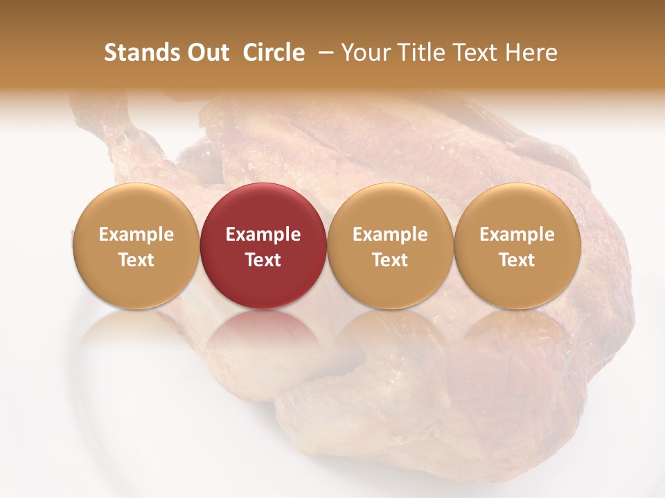 Grill Cock Dish PowerPoint Template