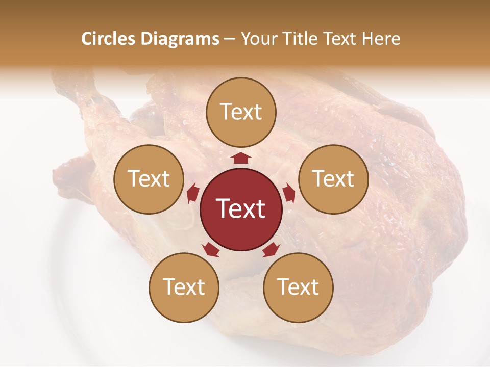 Grill Cock Dish PowerPoint Template