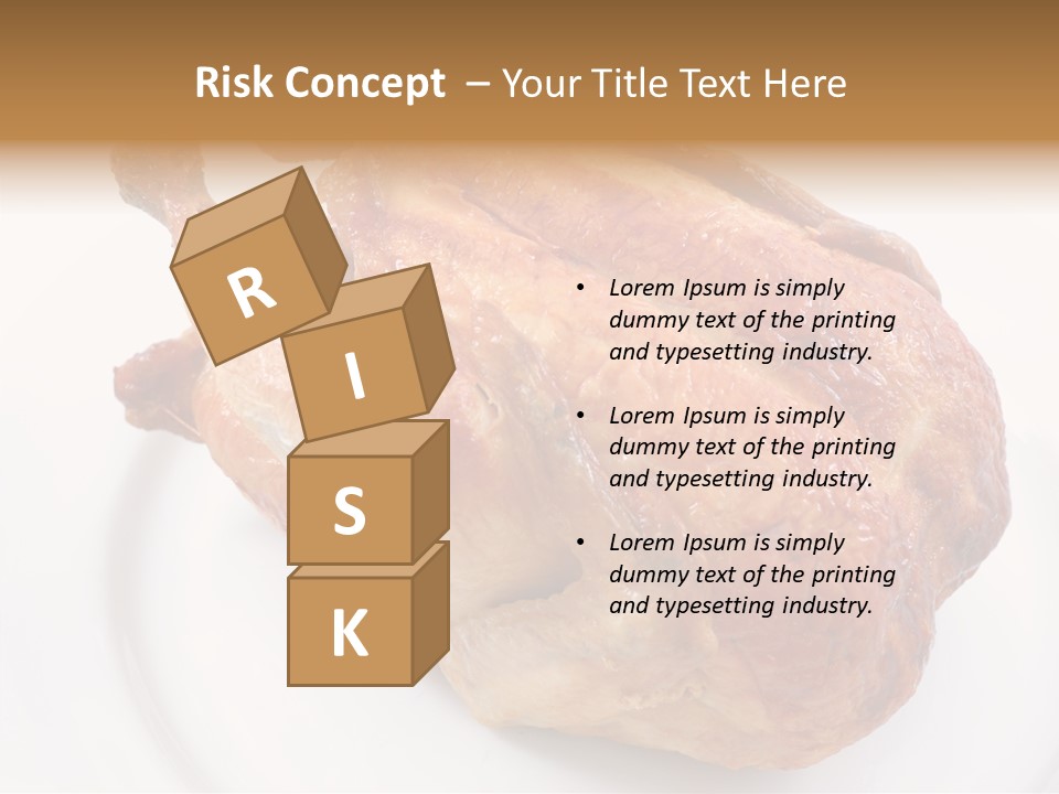 Grill Cock Dish PowerPoint Template