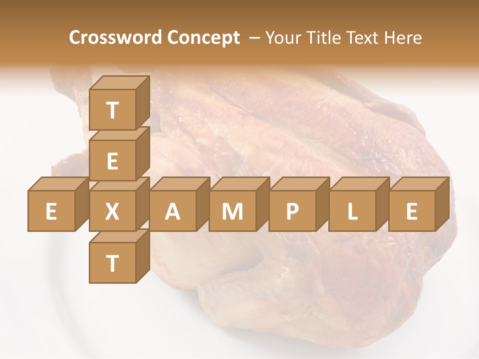 Grill Cock Dish PowerPoint Template