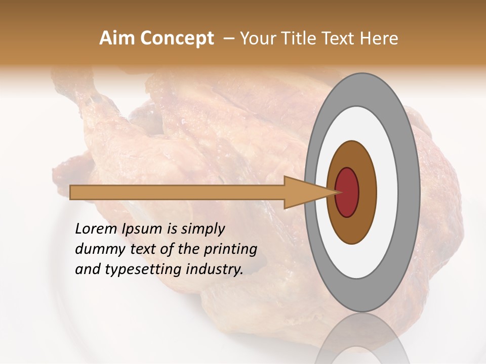 Grill Cock Dish PowerPoint Template