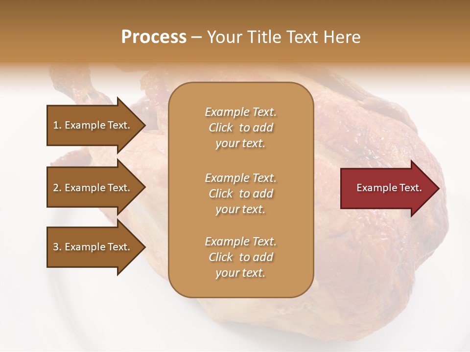 Grill Cock Dish PowerPoint Template