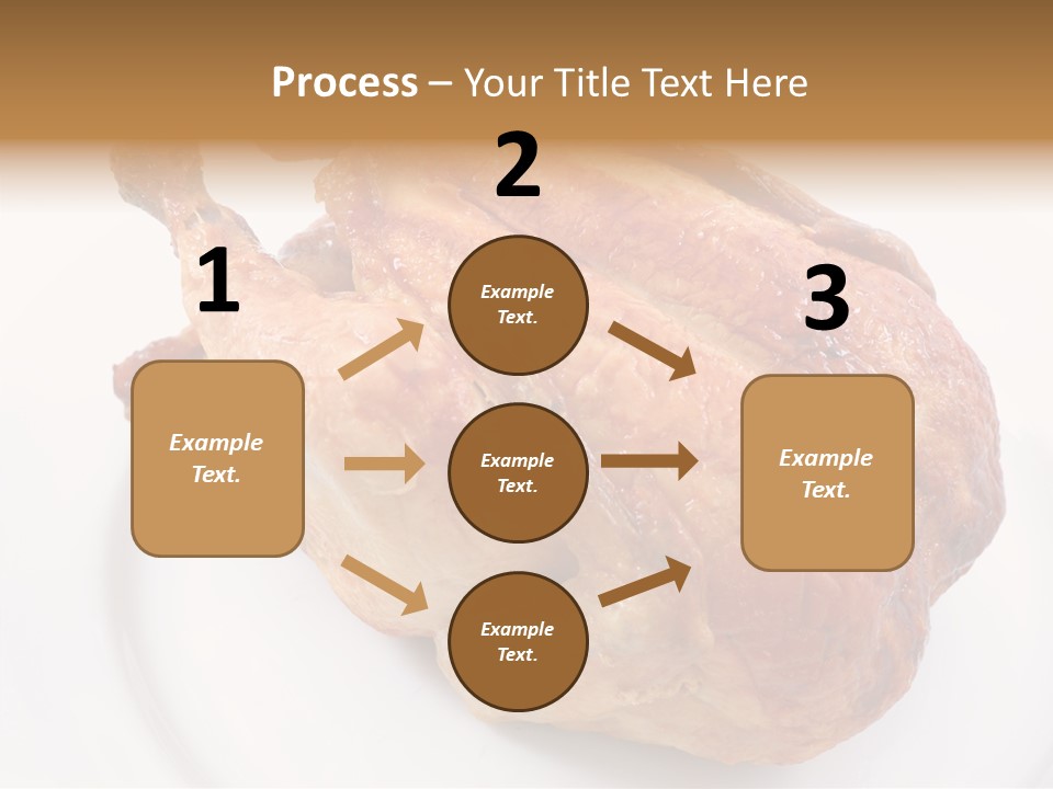 Grill Cock Dish PowerPoint Template