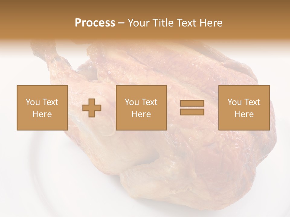 Grill Cock Dish PowerPoint Template