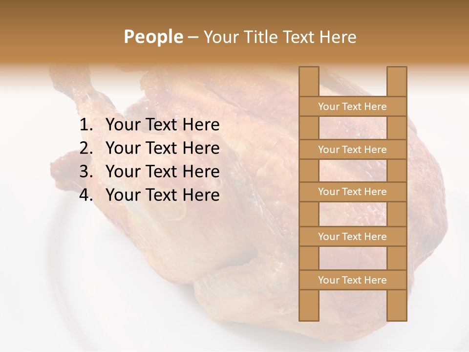 Grill Cock Dish PowerPoint Template