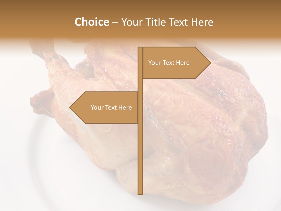 Grill Cock Dish PowerPoint Template
