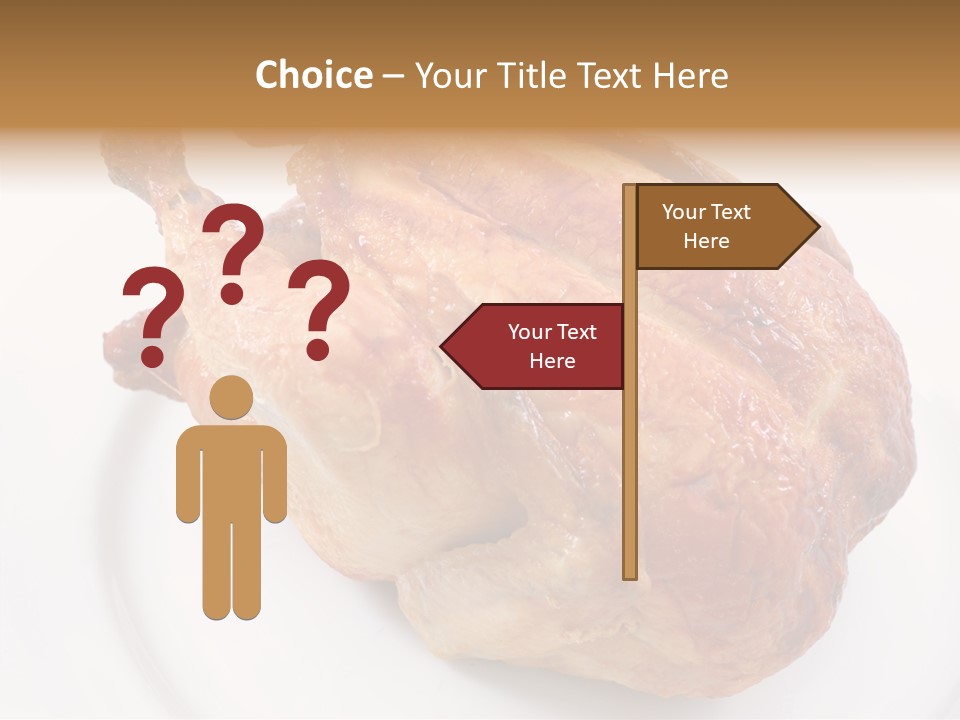 Grill Cock Dish PowerPoint Template