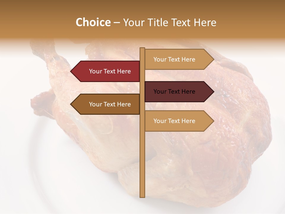 Grill Cock Dish PowerPoint Template