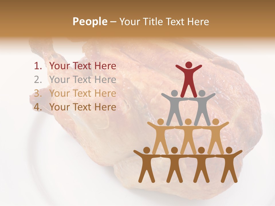 Grill Cock Dish PowerPoint Template