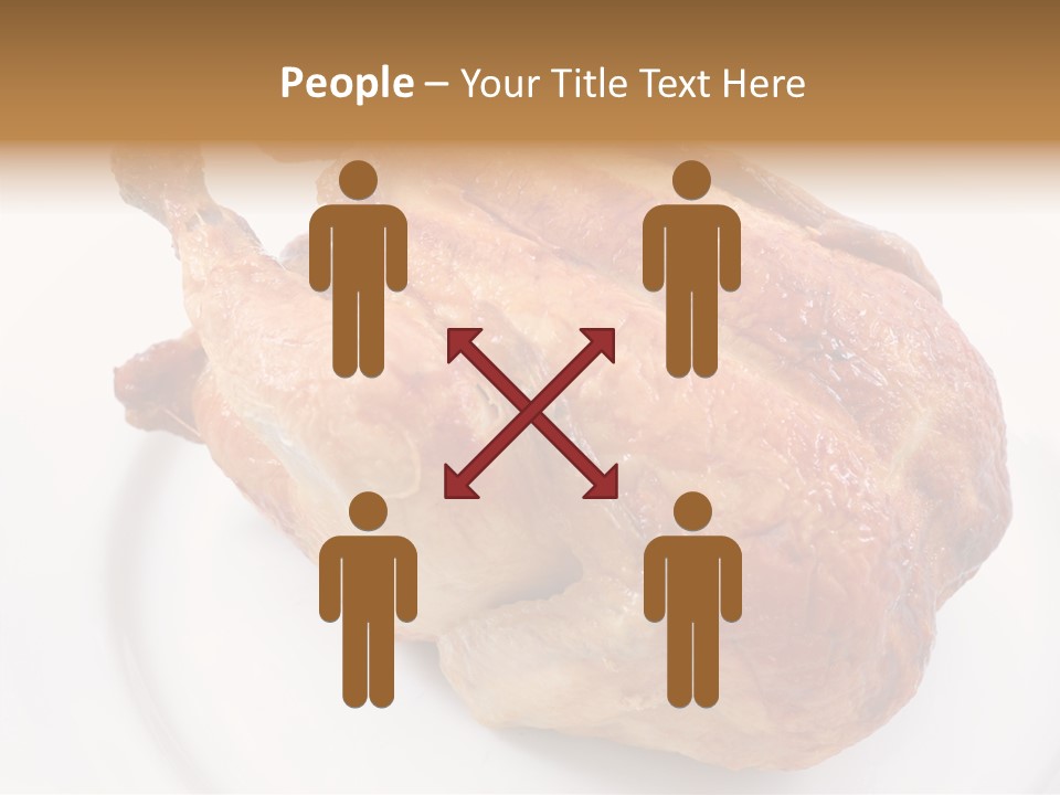 Grill Cock Dish PowerPoint Template