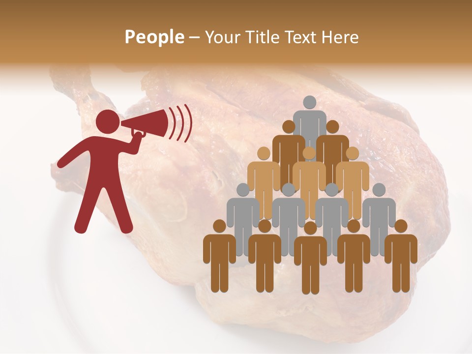 Grill Cock Dish PowerPoint Template