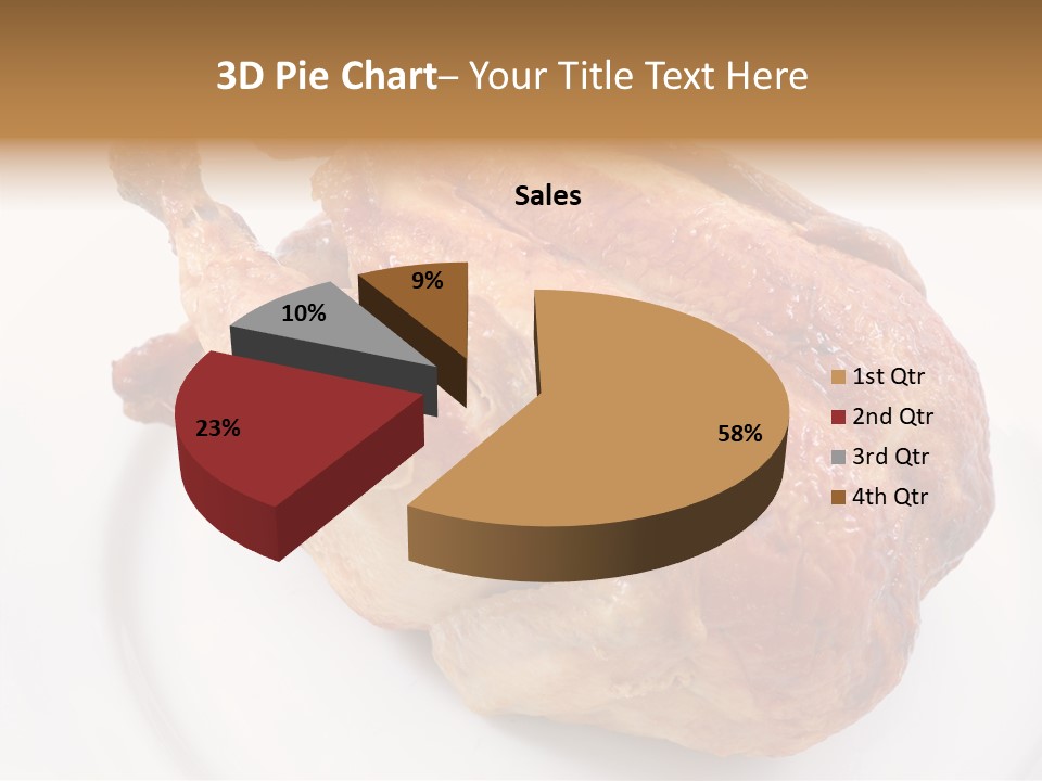 Grill Cock Dish PowerPoint Template
