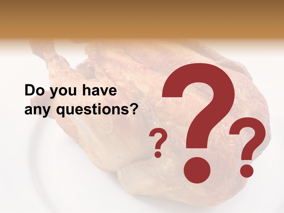 Grill Cock Dish PowerPoint Template