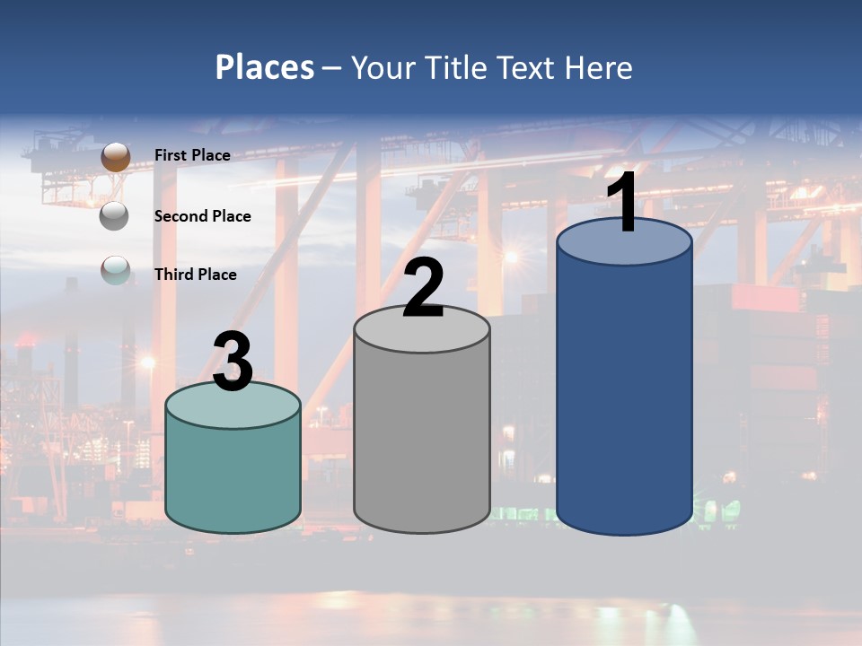 Freight Logistics Container PowerPoint Template