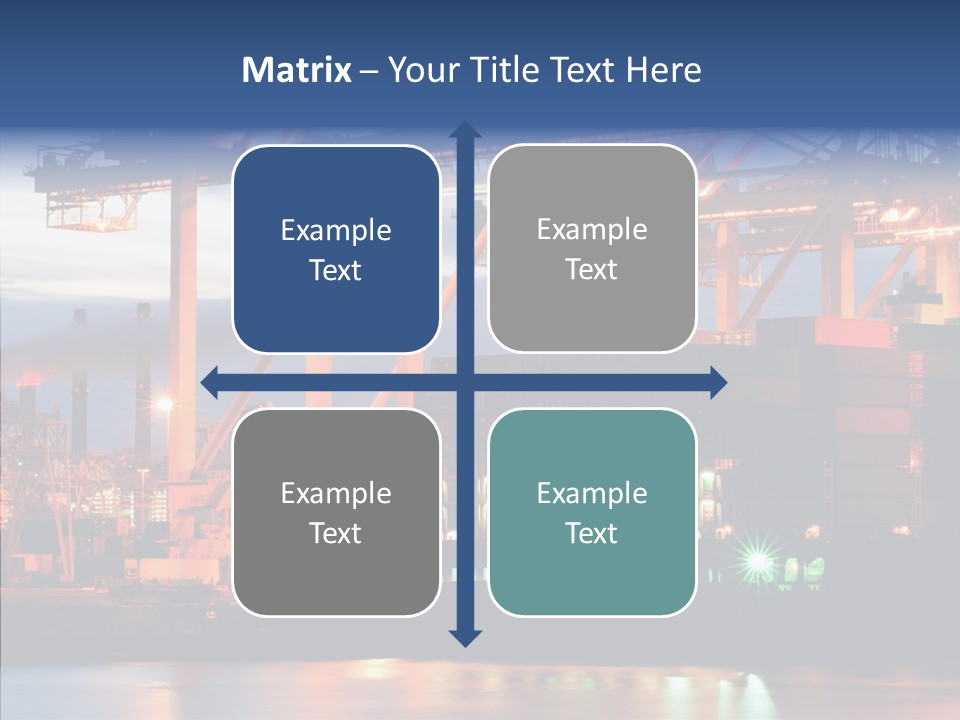 Freight Logistics Container PowerPoint Template