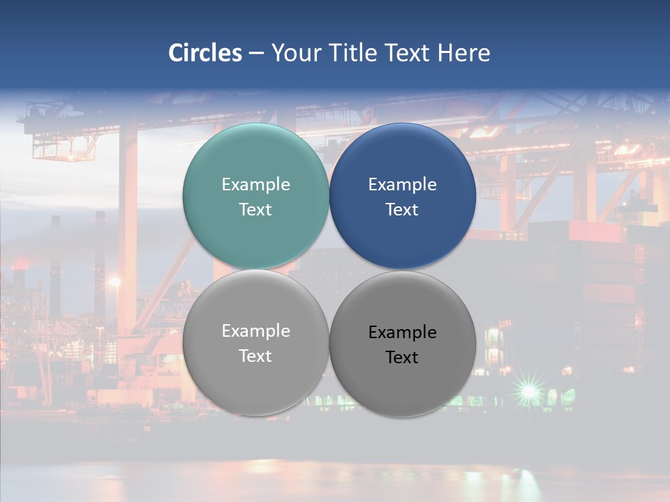 Freight Logistics Container PowerPoint Template