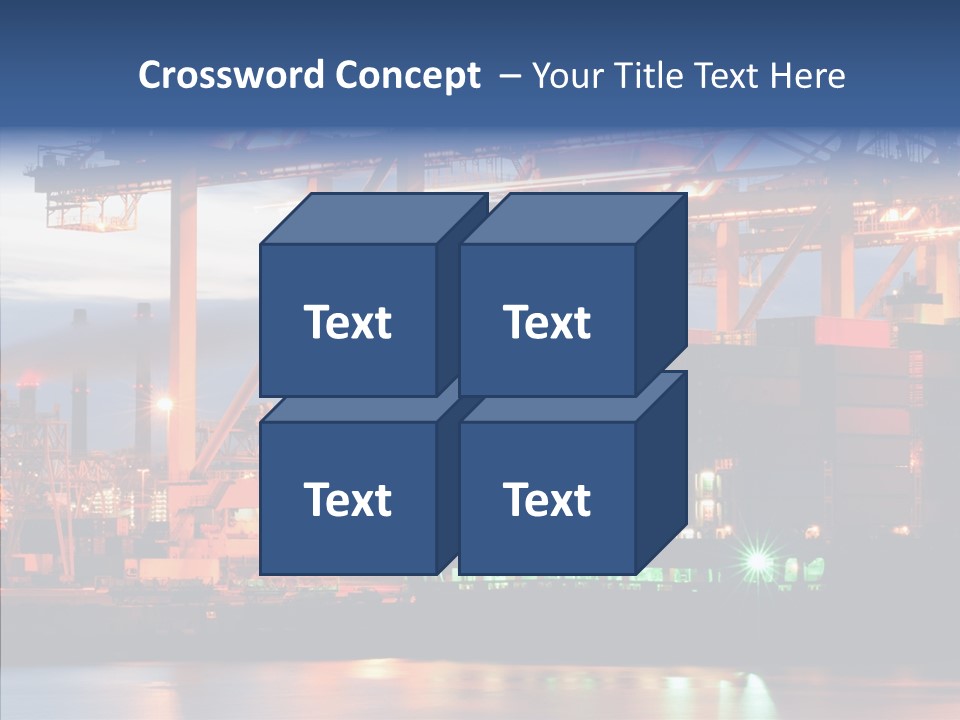 Freight Logistics Container PowerPoint Template